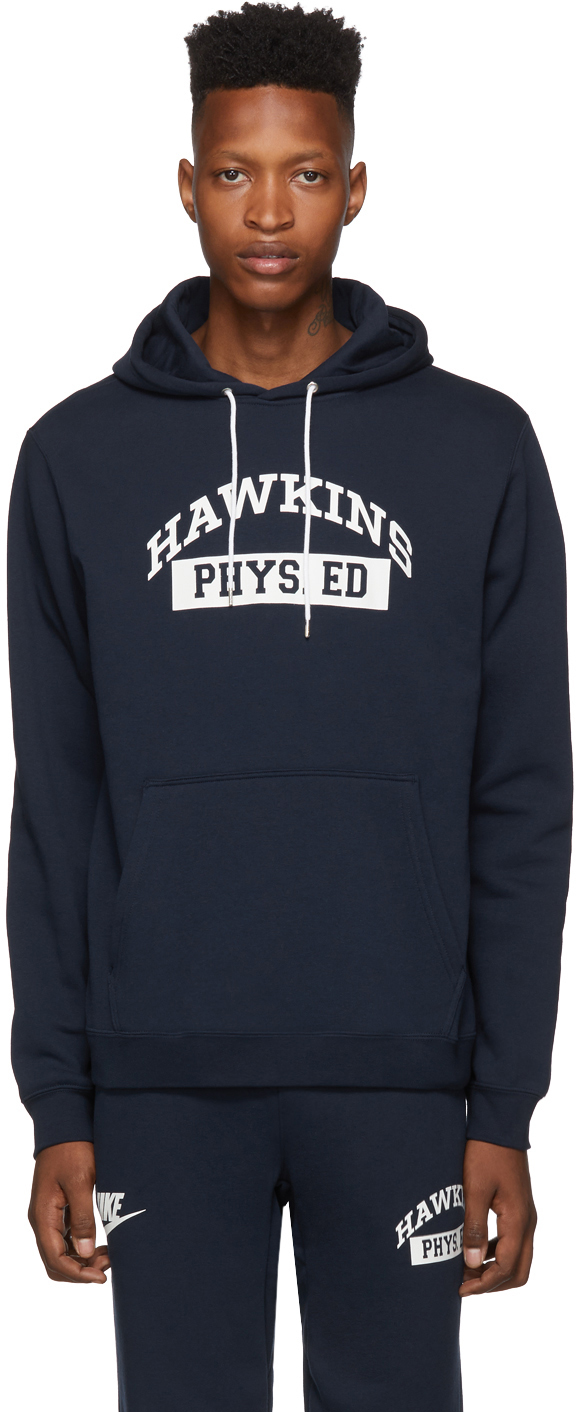 stranger things x nike hoodie