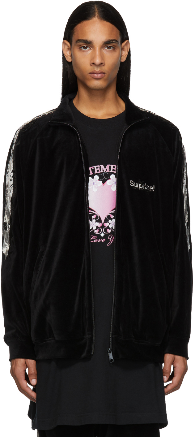 Kapital 11W Stretch Corduroy Duck Embroidery Track Jacket (Banner Stripe) main image 1
