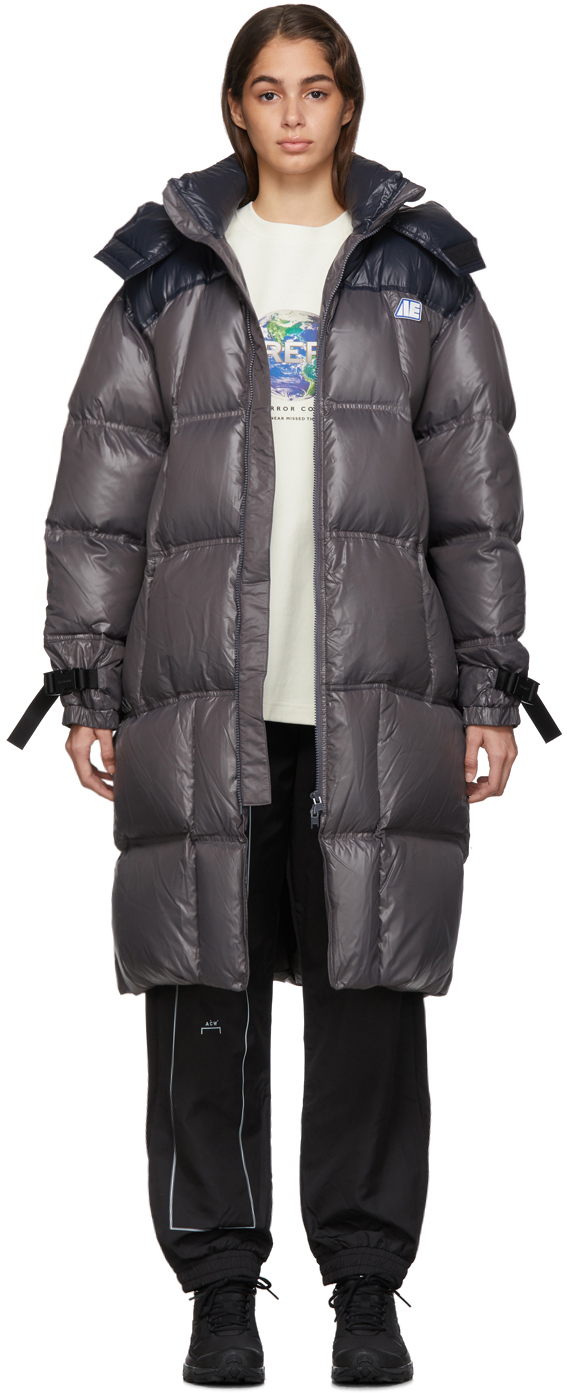 aiko longline down puffer jacket