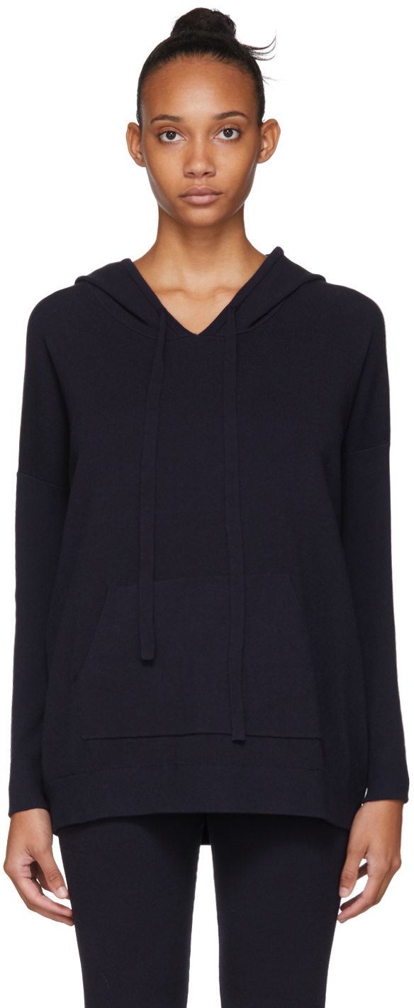 oversized knit hoodie