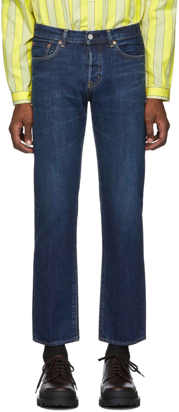 Blue Concordia Straight Jeans | SSENSE