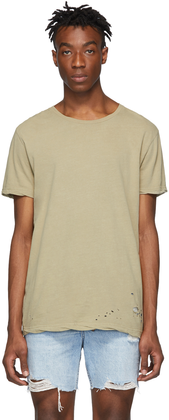 Ksubi: Beige Sioux T-Shirt | SSENSE