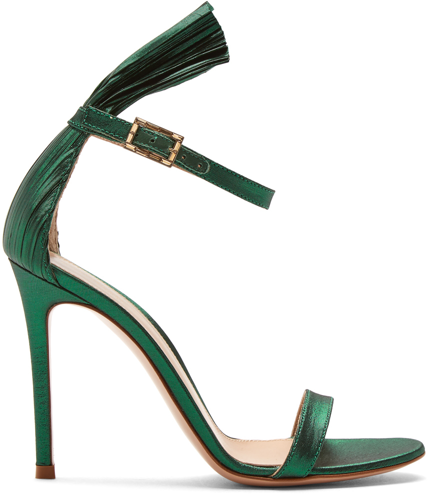 gianvito rossi green sandals