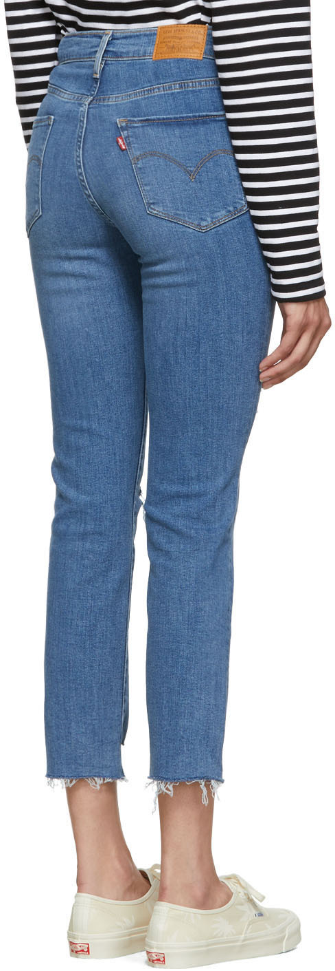 levi's 724 high rise crop