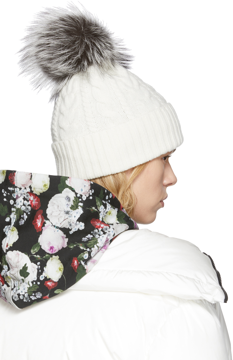 bonnet moncler blanc