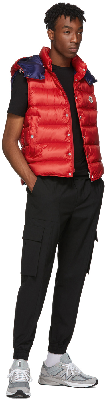 Moncler レッド ダウン Billecart ベスト