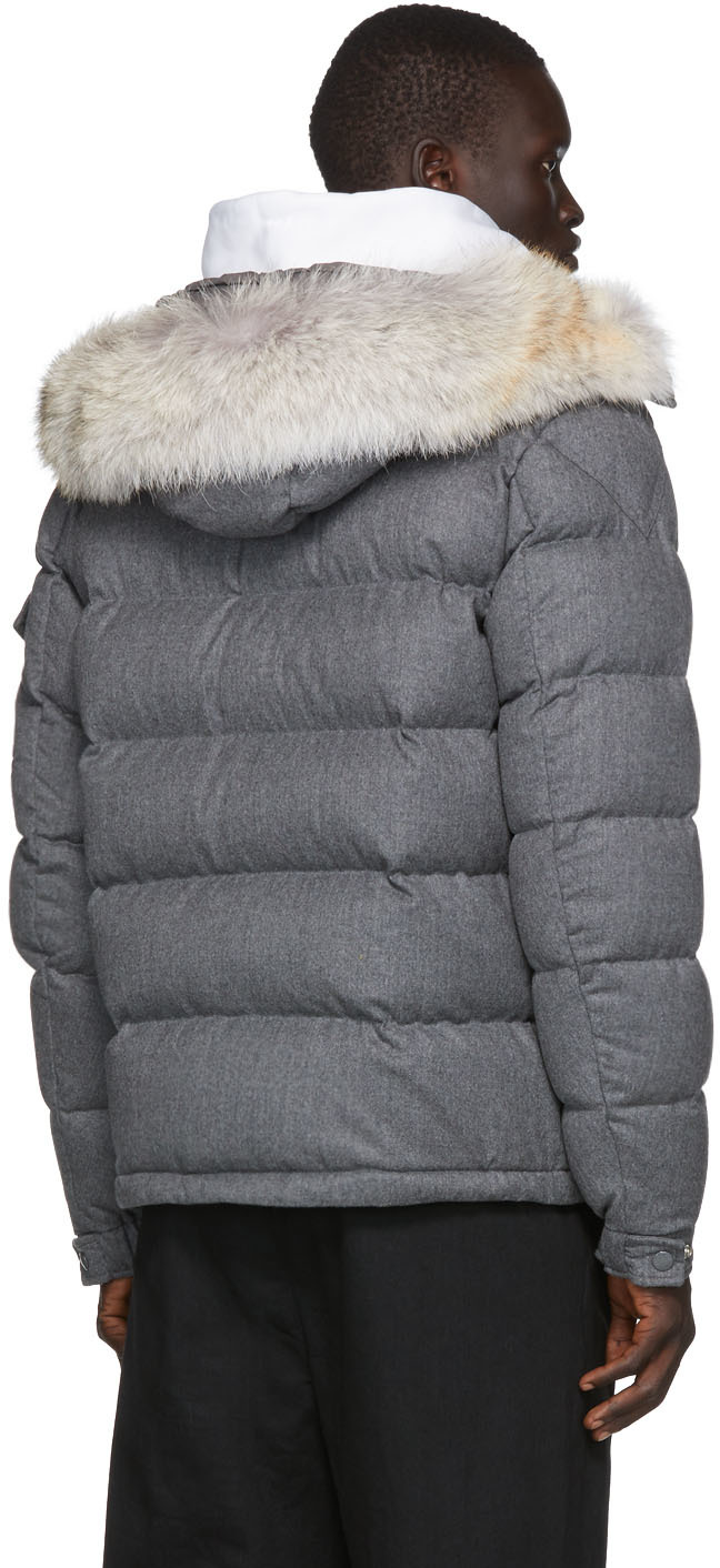 moncler vest grey