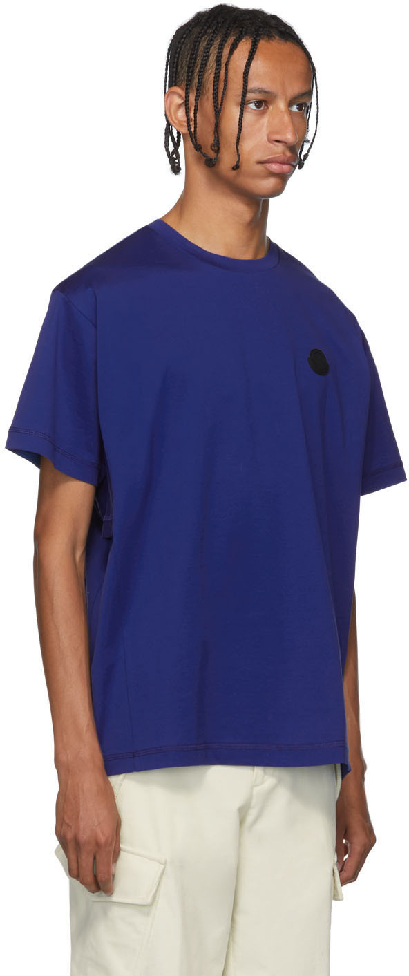 blue moncler tshirt