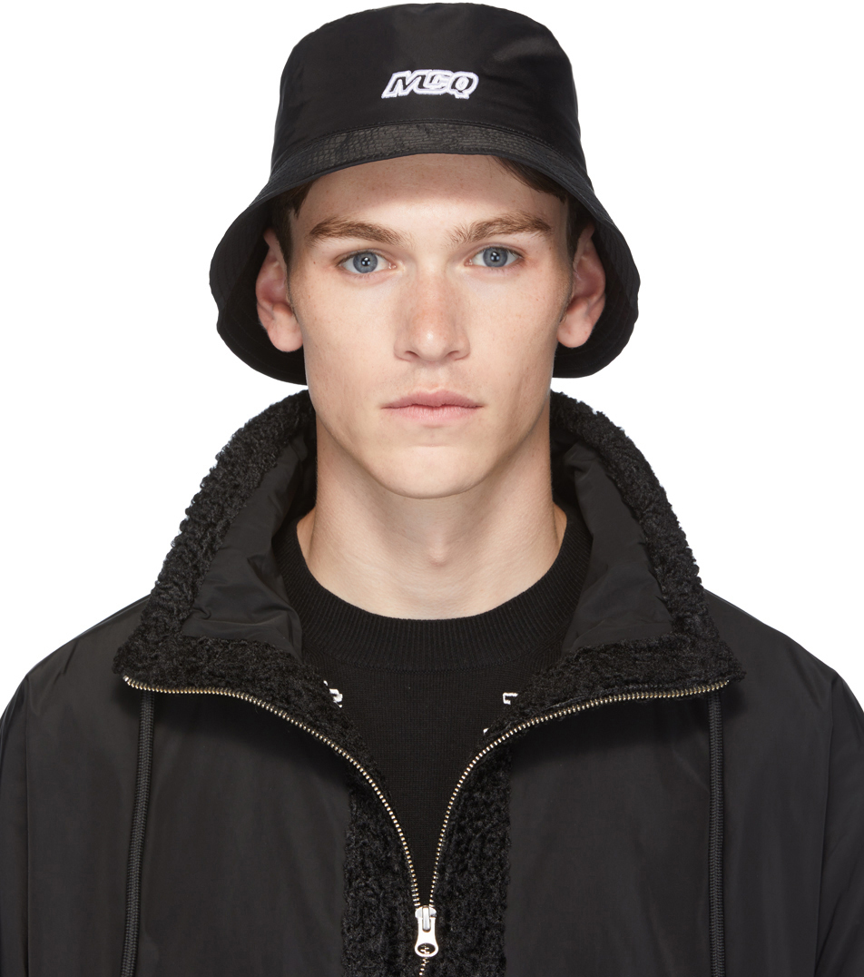 McQ Alexander McQueen: Black Bucket Hat | SSENSE