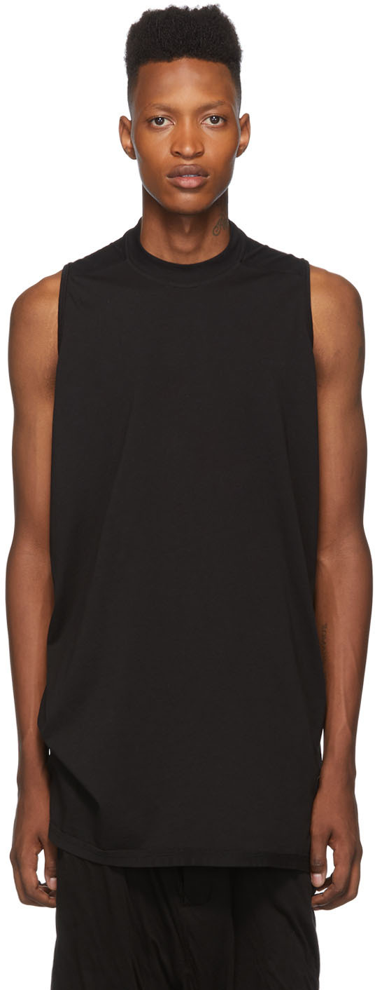 Rick Owens Drkshdw: Black Rick's Tank | SSENSE Canada