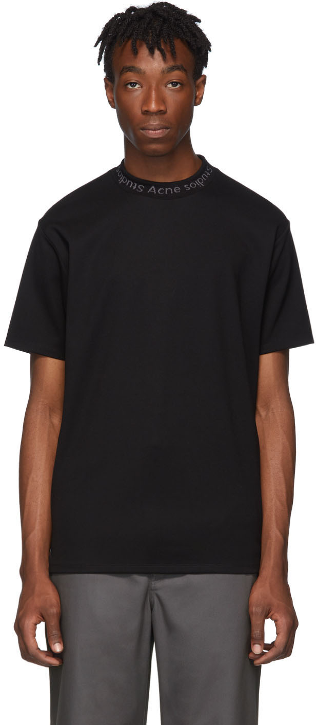 acne studios black t shirt