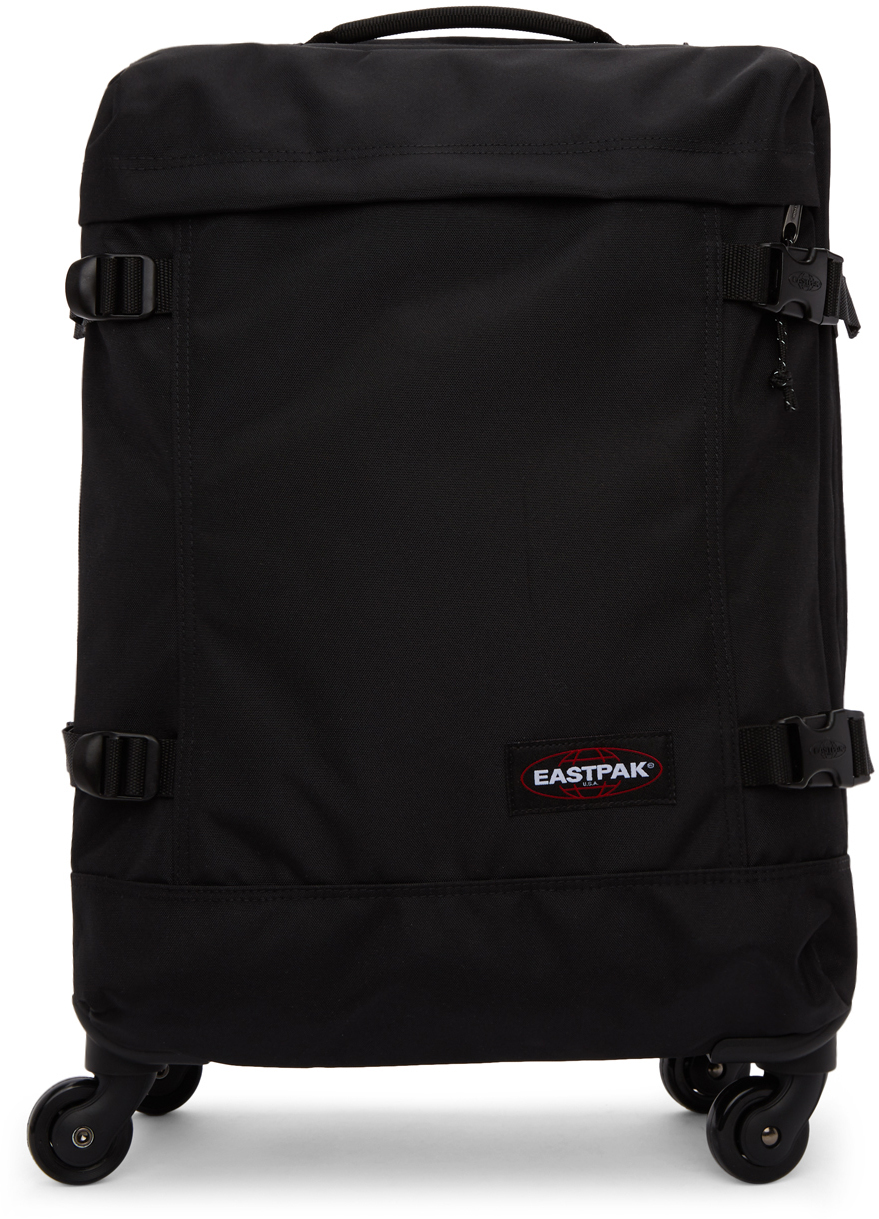 Eastpak Black Small Trans4 Suitcase SSENSE Canada