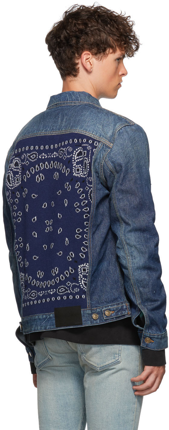bandana jean jacket