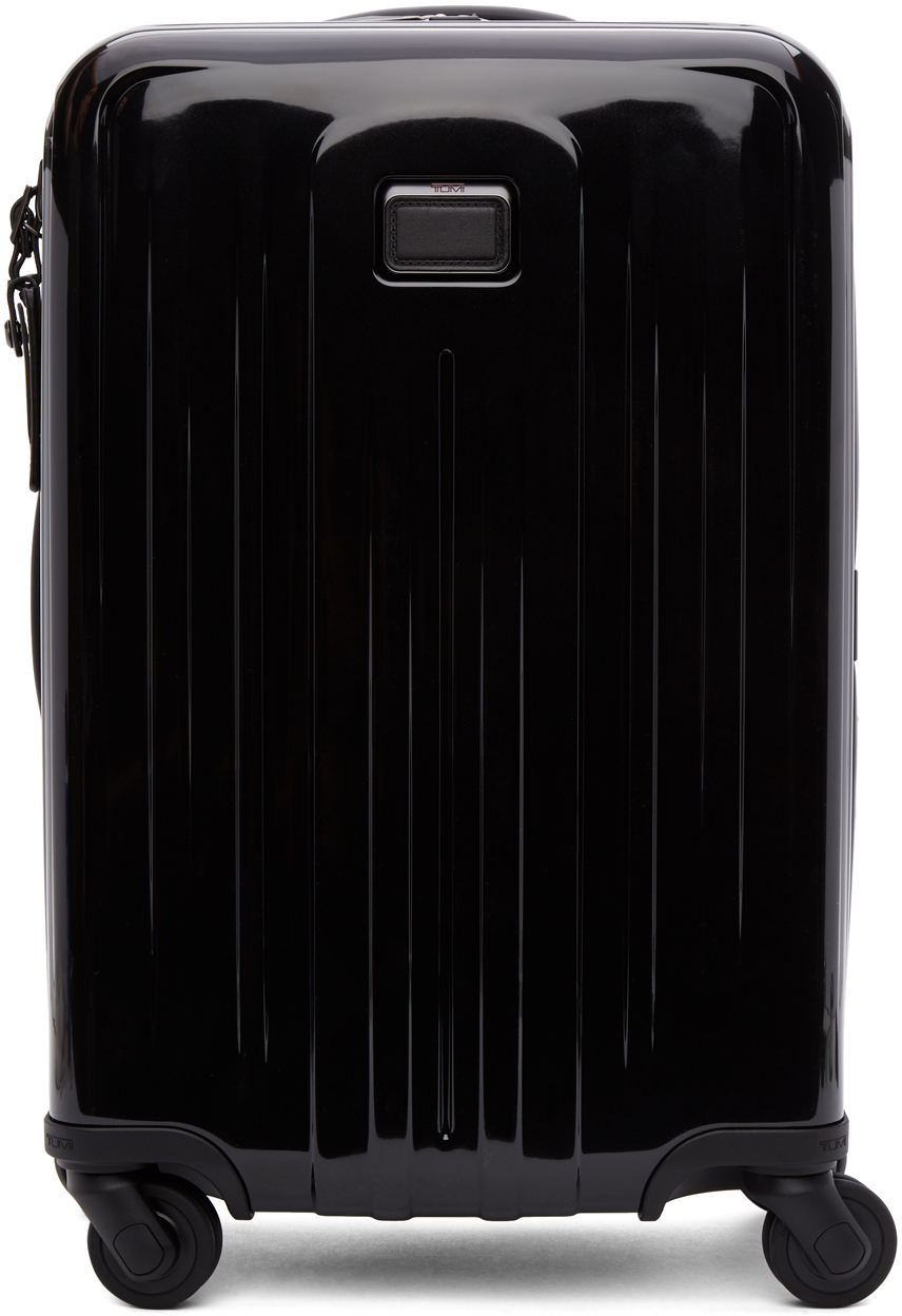 Tumi Black International Expandable 4 Wheeled CarryOn Suitcase