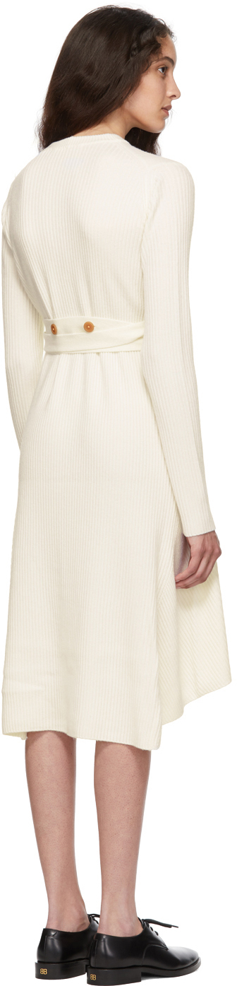 white cashmere dress