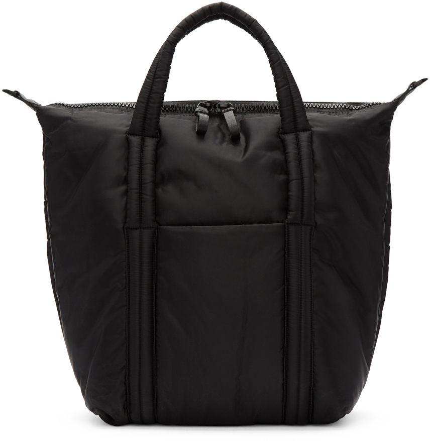 Maison Margiela: Black Padded Tote | SSENSE