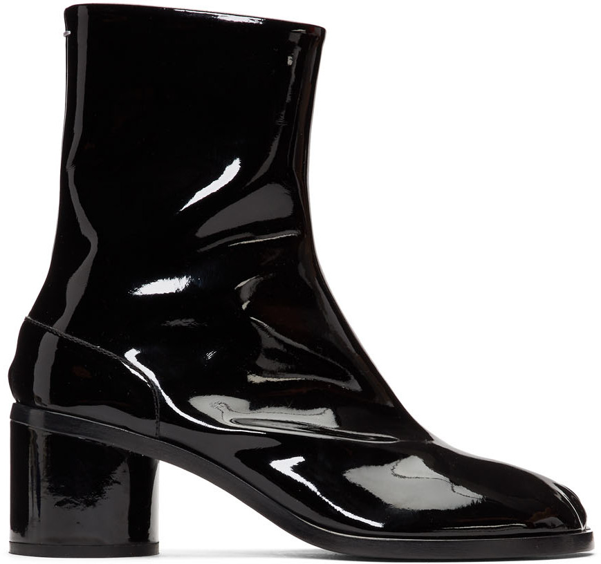 maison margiela black tabi boots