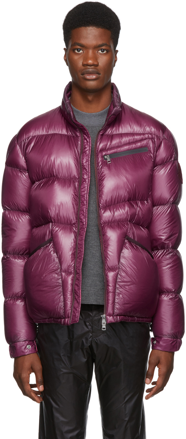burgundy moncler jacket