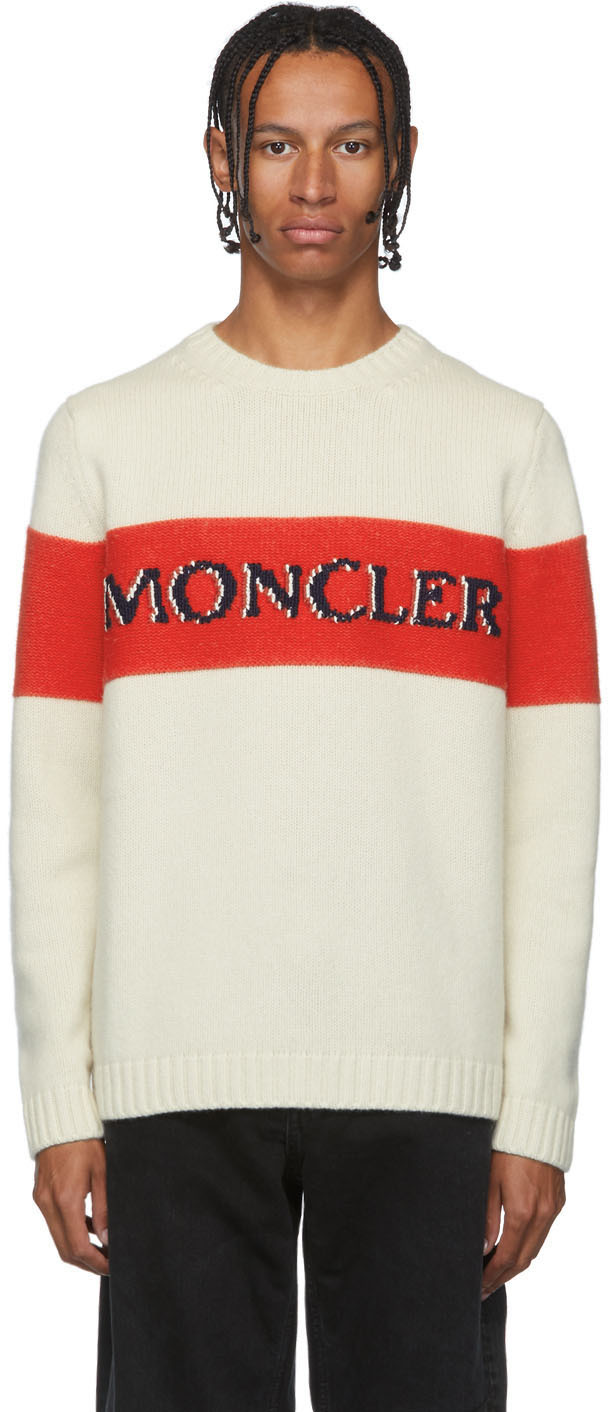 Moncler Genius 2 Moncler 1952 Beige Maglione Tricot Sweater
