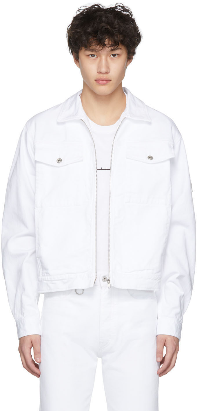 Random Identities White Denim Jacket