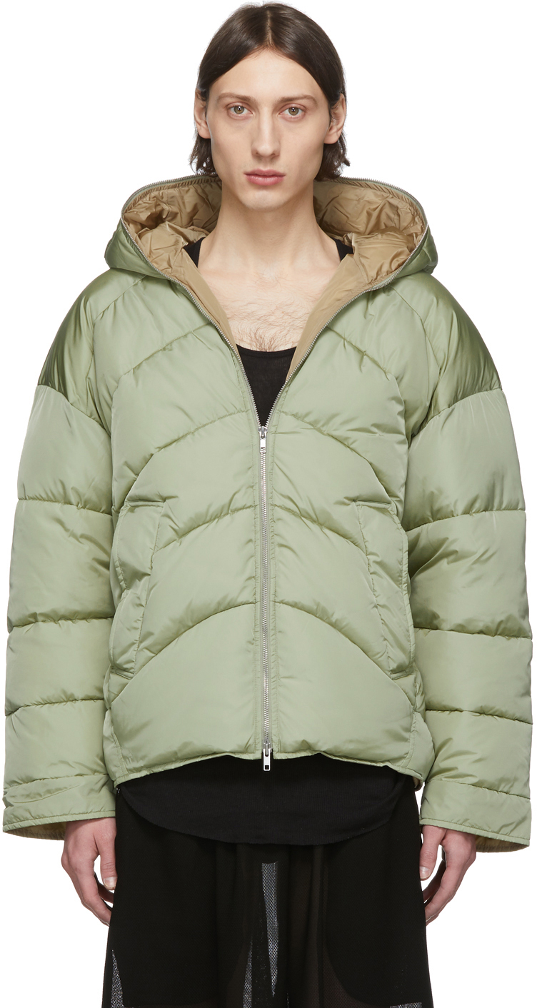 Green Duvet Puffer Jacket