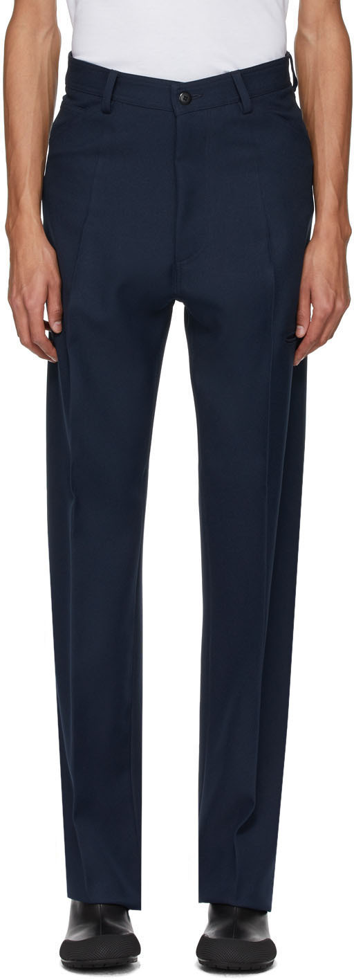 random identities white high rise pants
