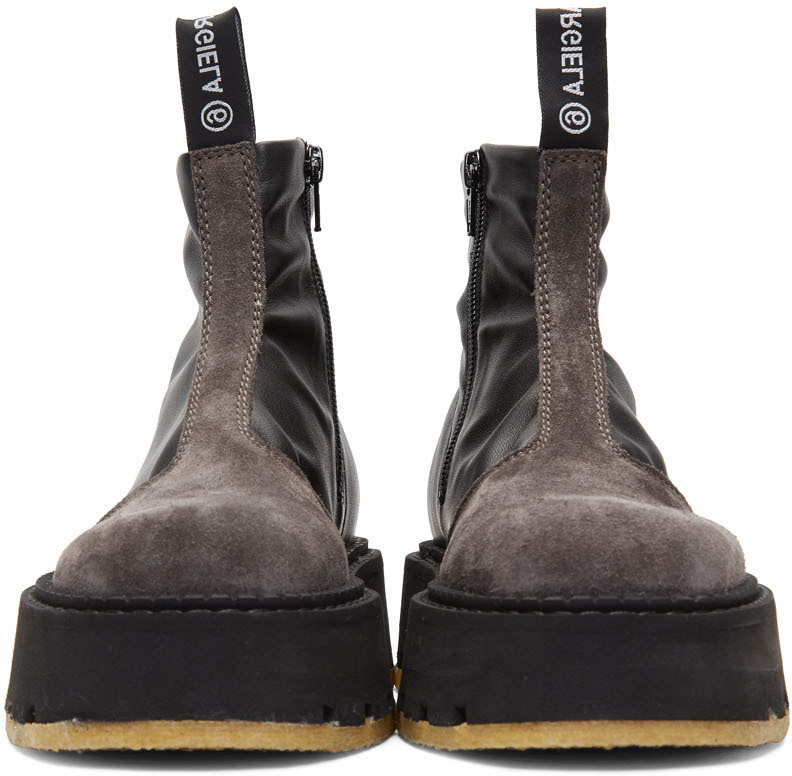 mm6 maison margiela ankle boots