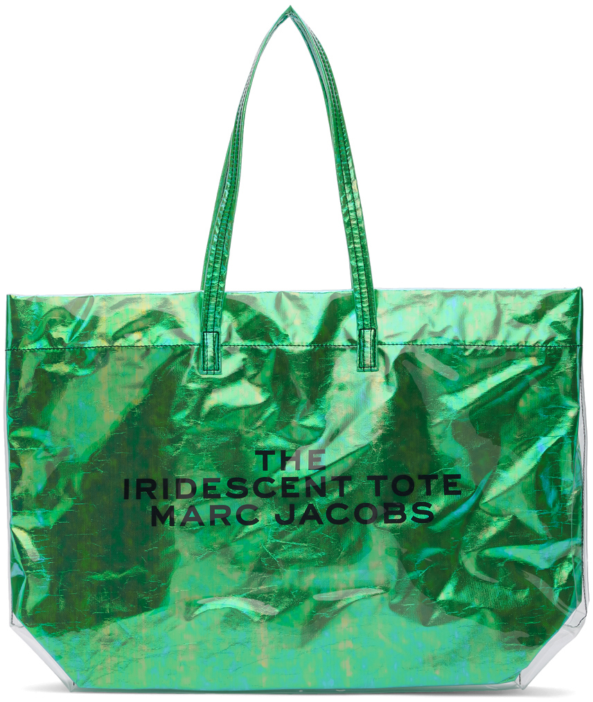 Marc Jacobs: Green PVC 'The Iridescent' Tote | SSENSE Canada