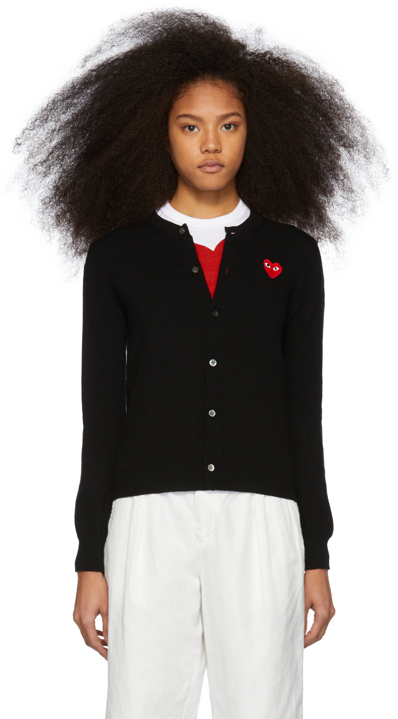 comme des garcons black cardigan