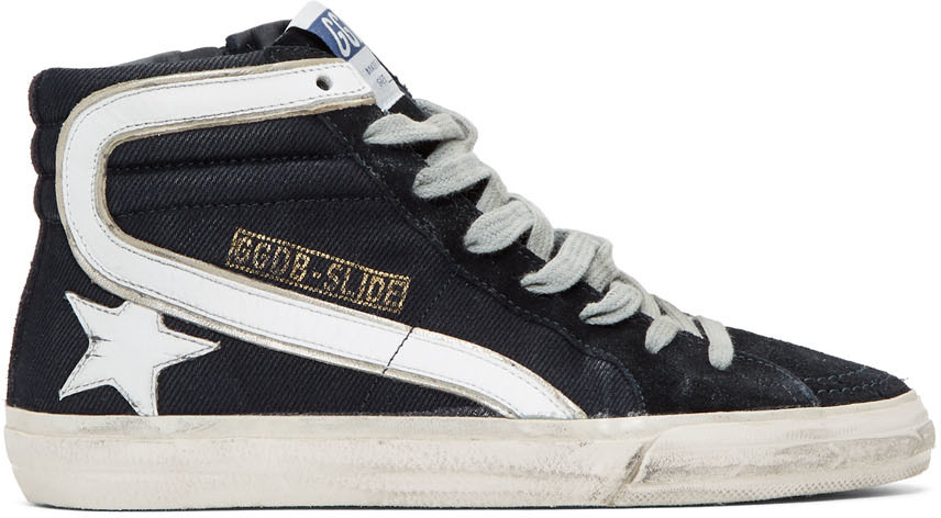 golden goose midi sneakers
