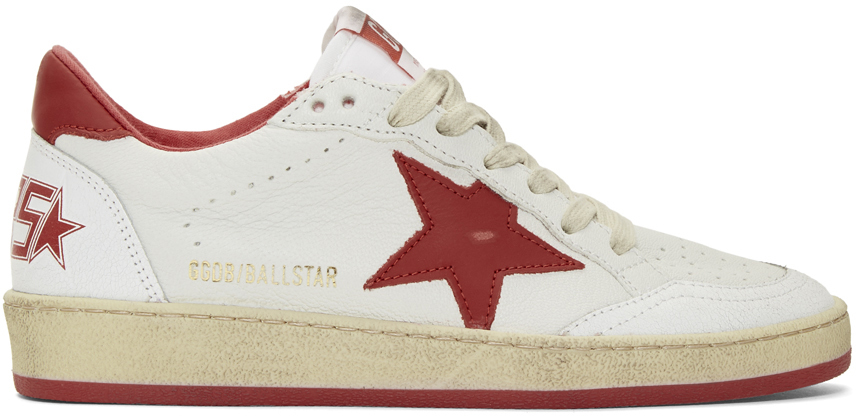 golden goose white ball star sneakers