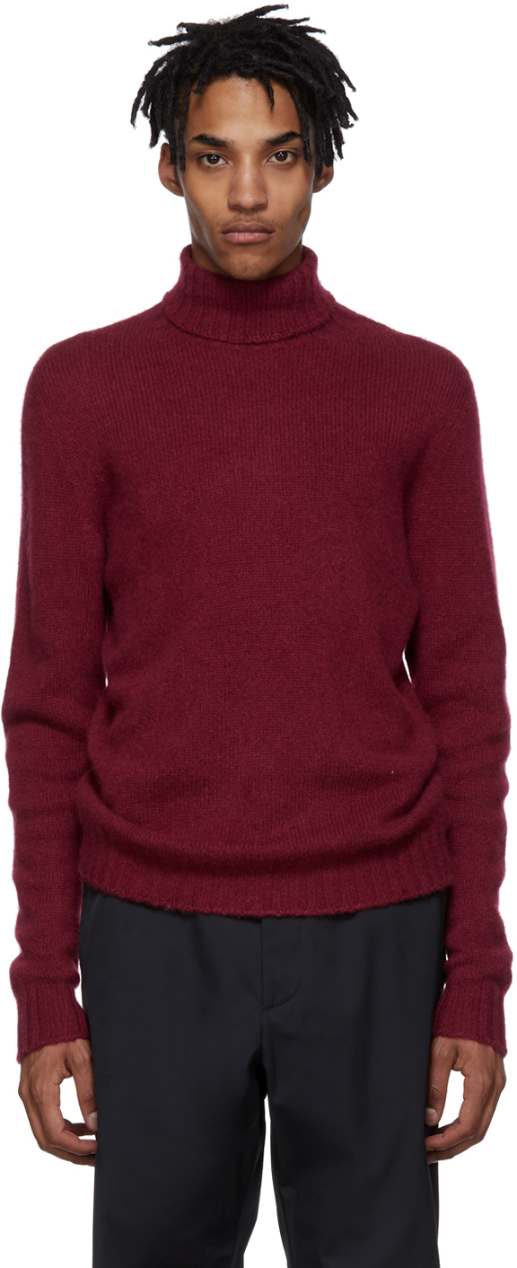 Etro: Red Cashmere Turtleneck | SSENSE