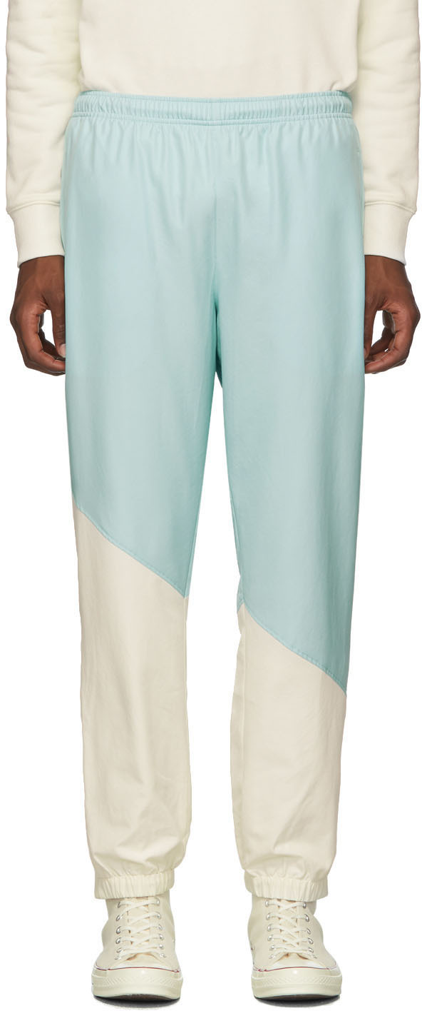 Lacoste: Blue & White Golf le Fleur* Edition Logo Track Pants | SSENSE