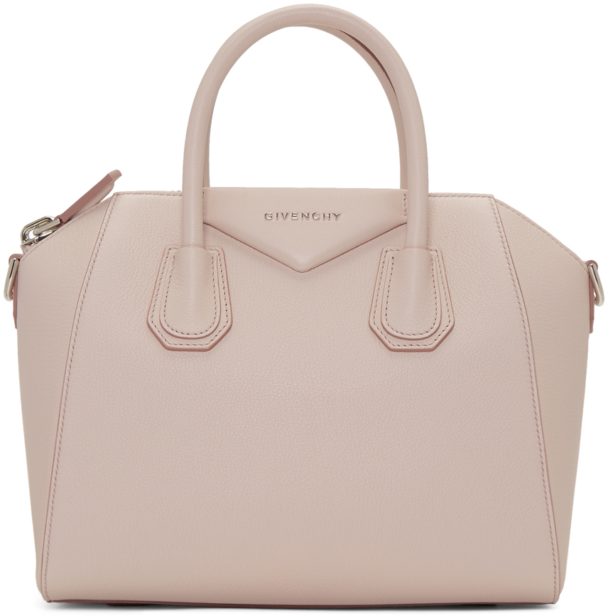 Givenchy: Pink Small Antigona Bag | SSENSE