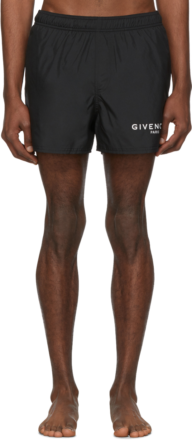 givenchy black swim shorts