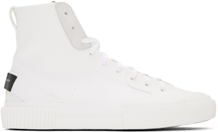 Givenchy White Tennis Light MidTop Sneakers SSENSE