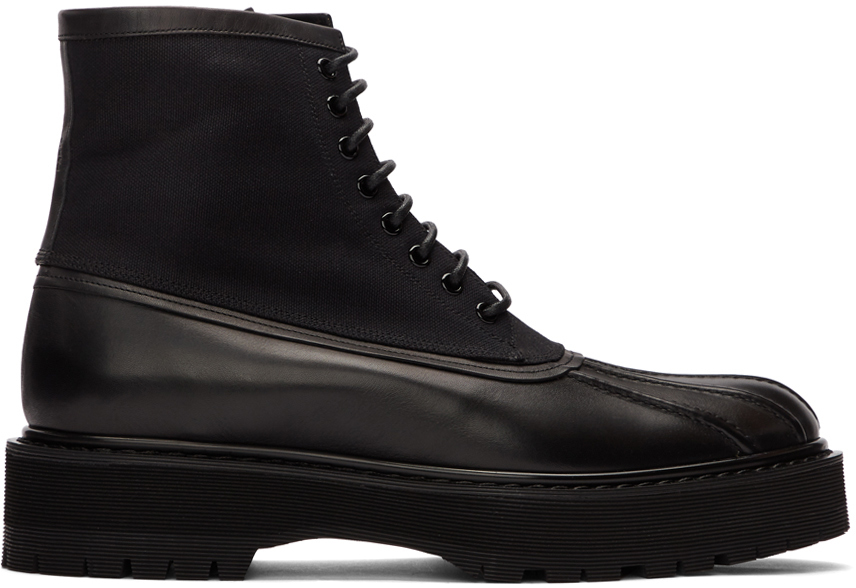 Givenchy: Black Camden Boots | SSENSE