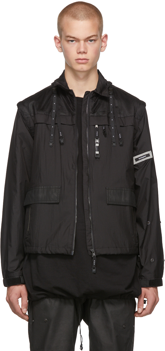 Blackmerle: Black Shirt Jacket | SSENSE