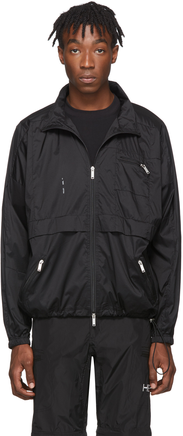 HELIOT EMIL: Black Technical Jacket | SSENSE Canada