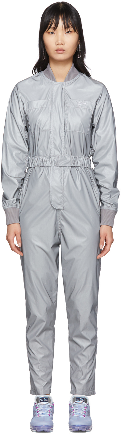 silver reflective jumpsuit