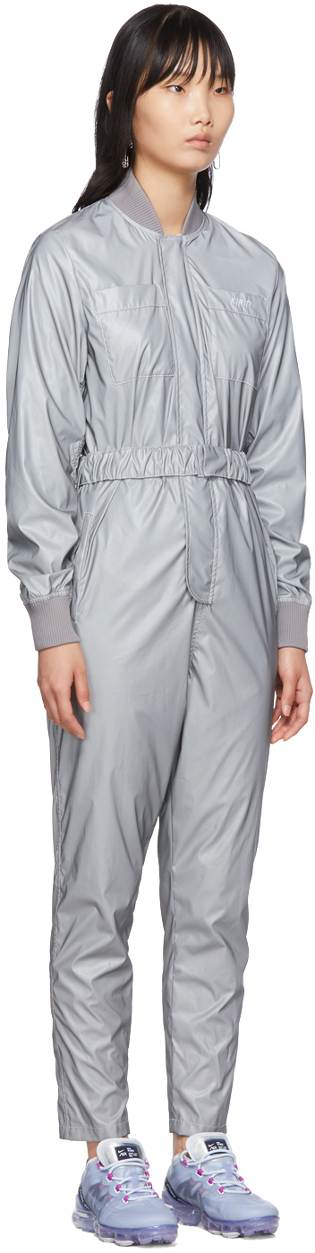 silver reflective jumpsuit