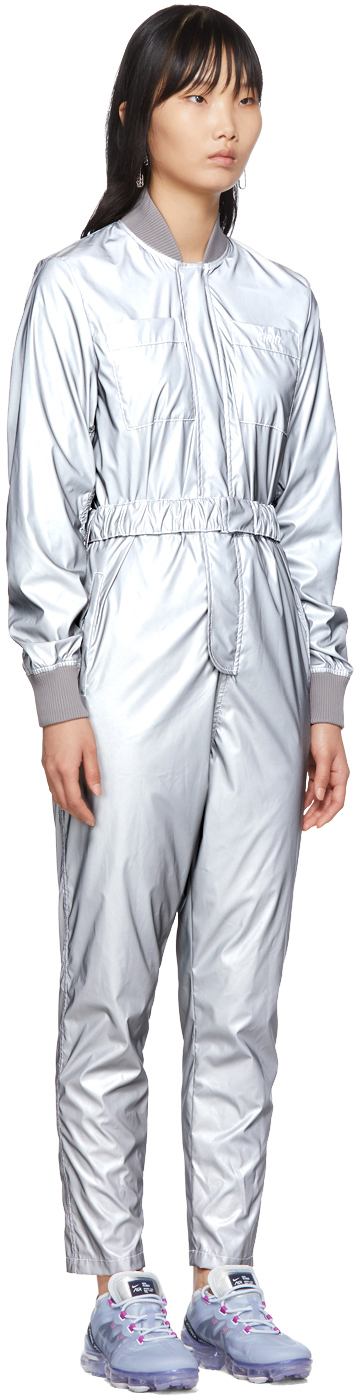 silver reflective jumpsuit