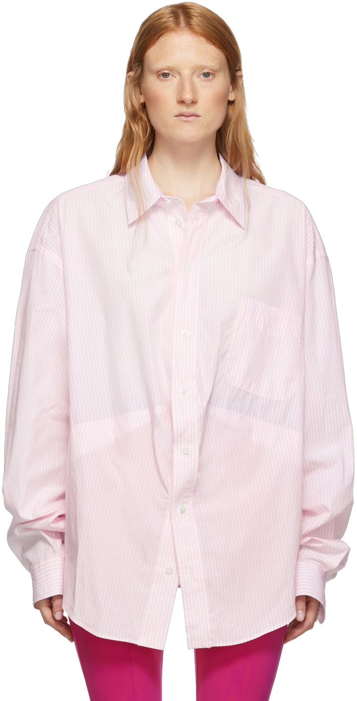 balenciaga pink shirt