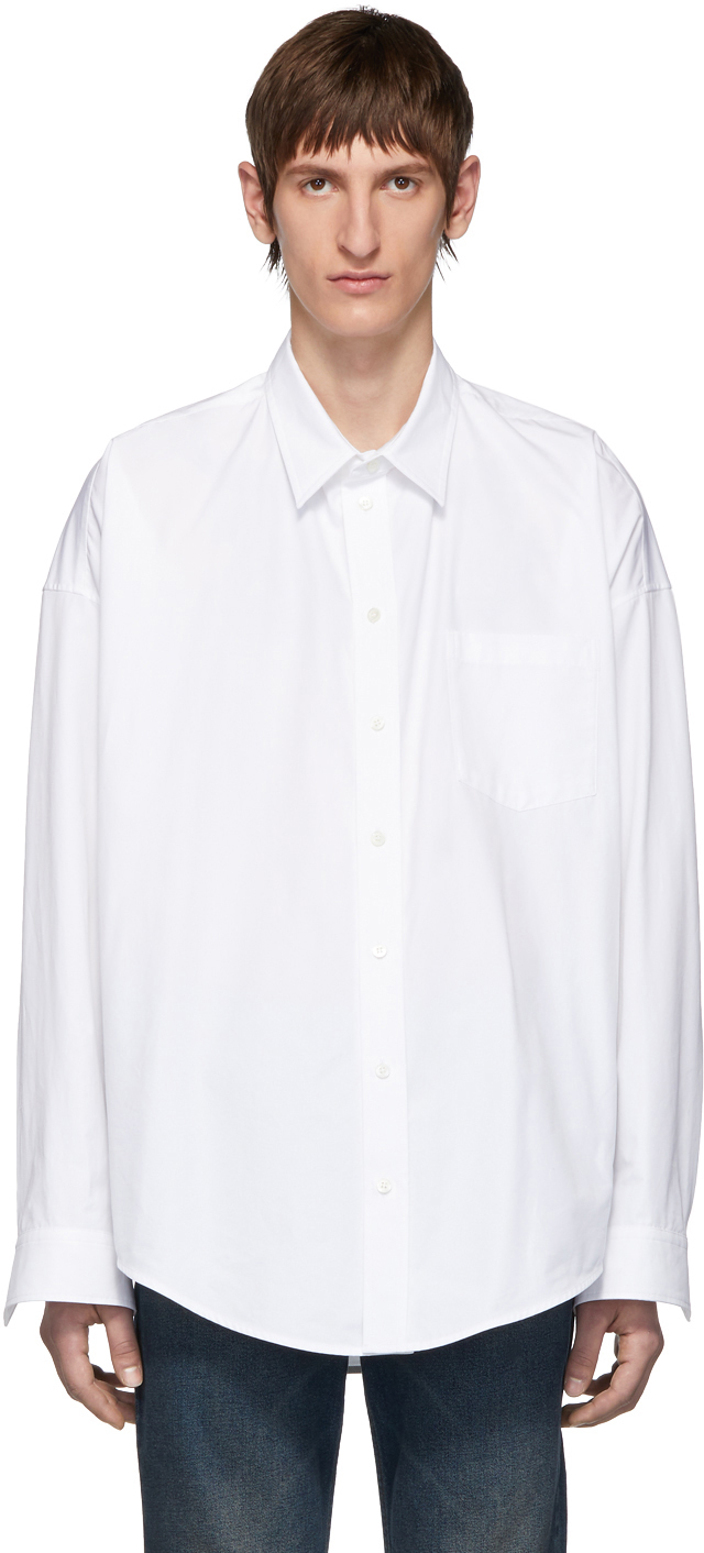 chemise balenciaga blanche
