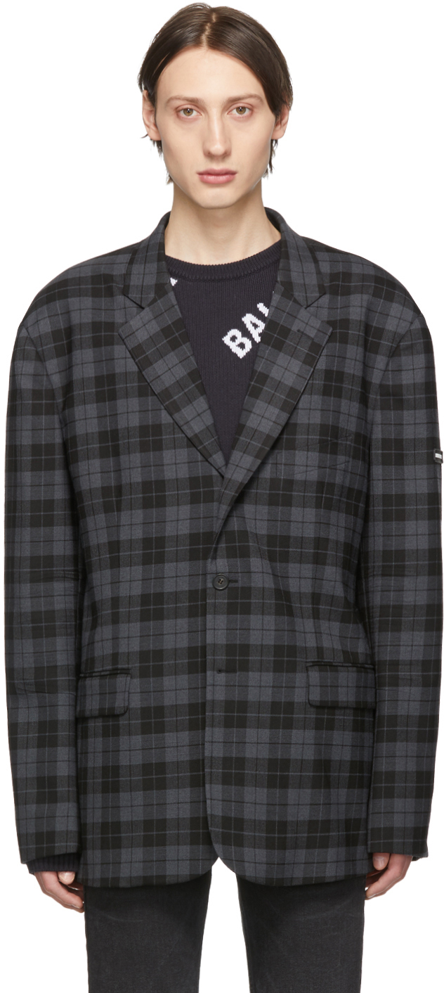 balenciaga light single breasted jacket