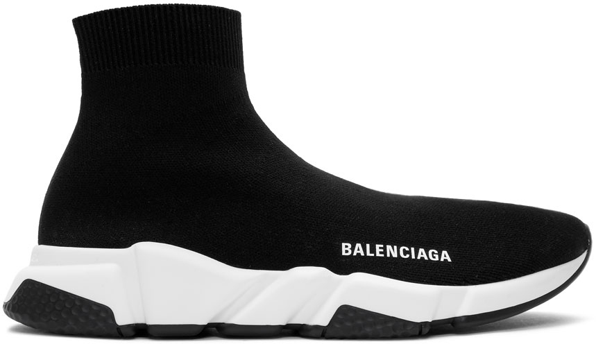 balenciaga white speed sneakers