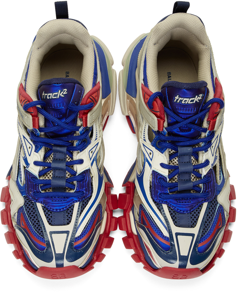 balenciaga track 2 blue red