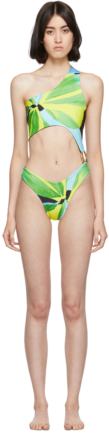 Louisa Ballou Ssense Exclusive Multicolor Surf Trip One Piece Swimsuit