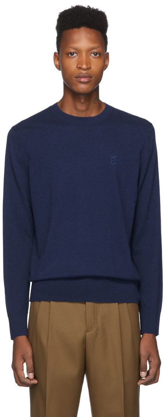 burberry sweater blue
