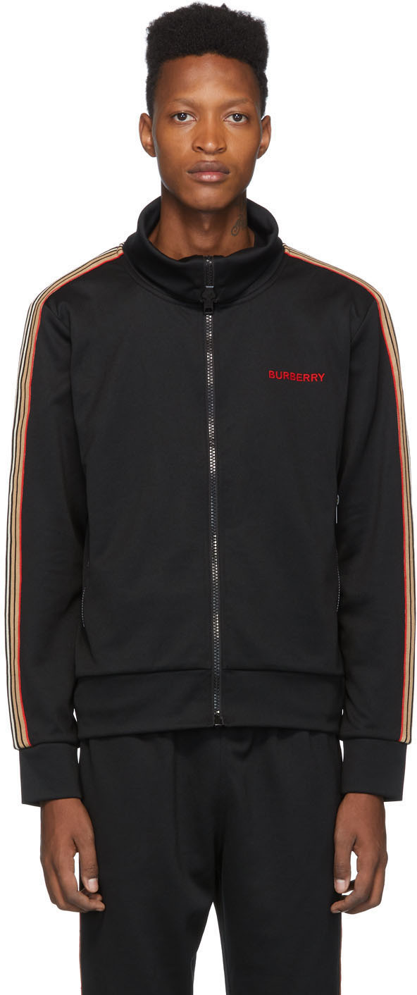 Burberry: Black Silas Jacket | SSENSE